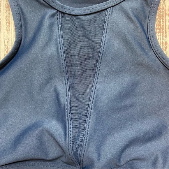 C&C California Navy with Mesh Sports Bra. Size M - Picture 2 of 8